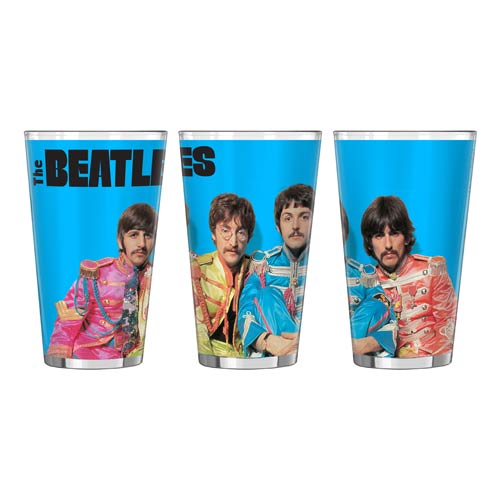 Beatles Sgt. Peppers Lonely Hearts Club Band 16 oz. Sublimated Pint Glass